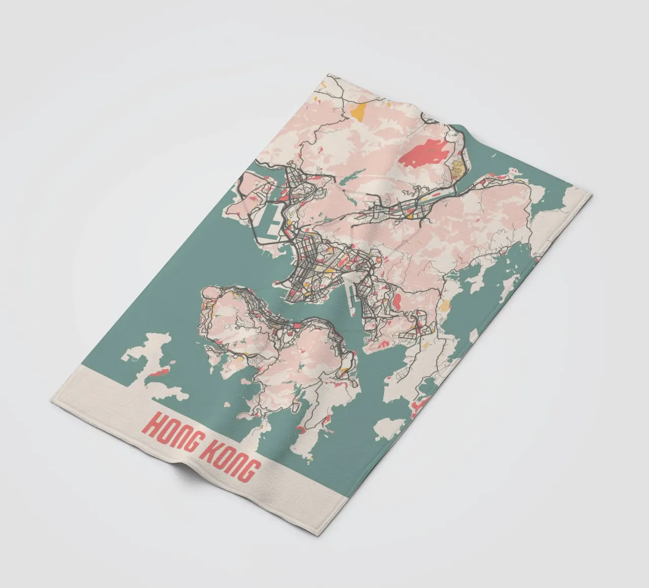 HONG KONG coperta in pile da Travelstudio