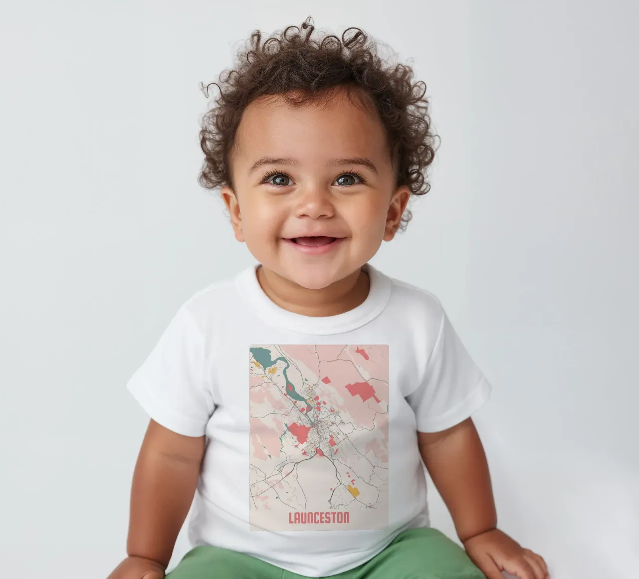 LAUNCESTON baby t-shirt by Travelstudio