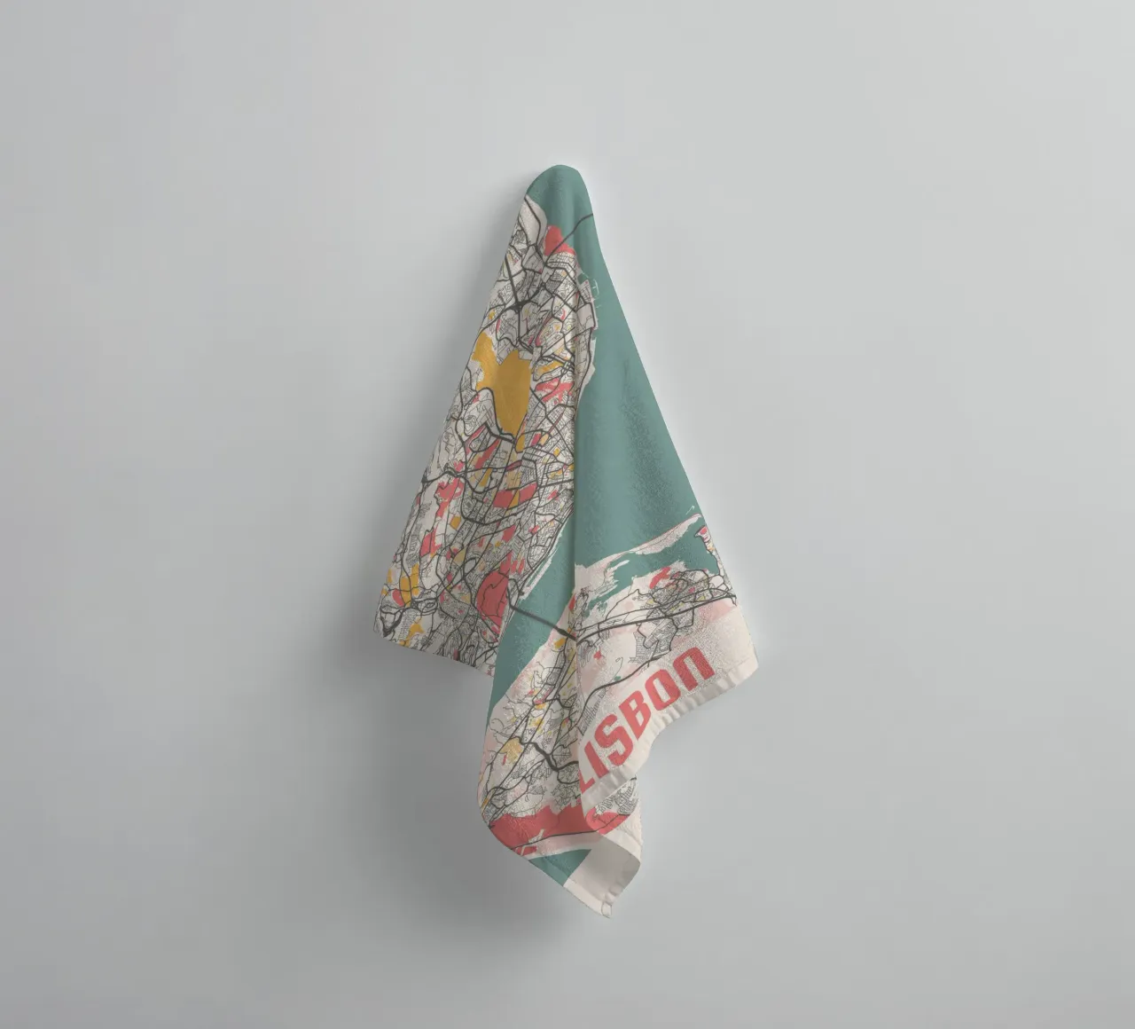 LISBON Handtuch von Travelstudio