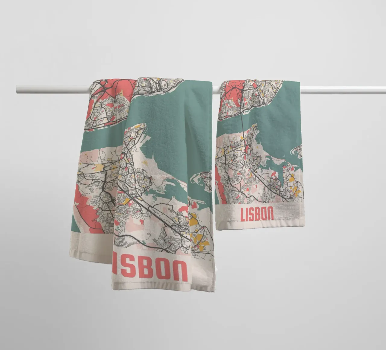 LISBON Handtuch von Travelstudio