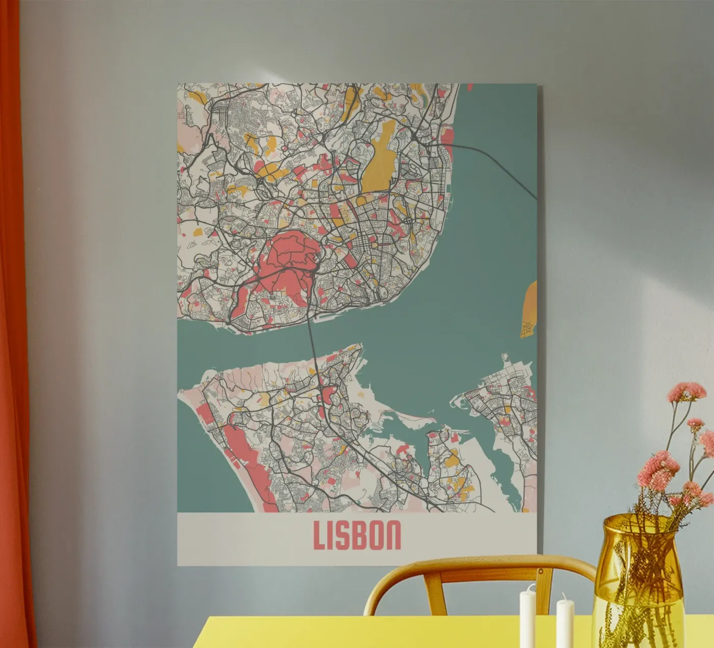 LISBON acryl van Travelstudio