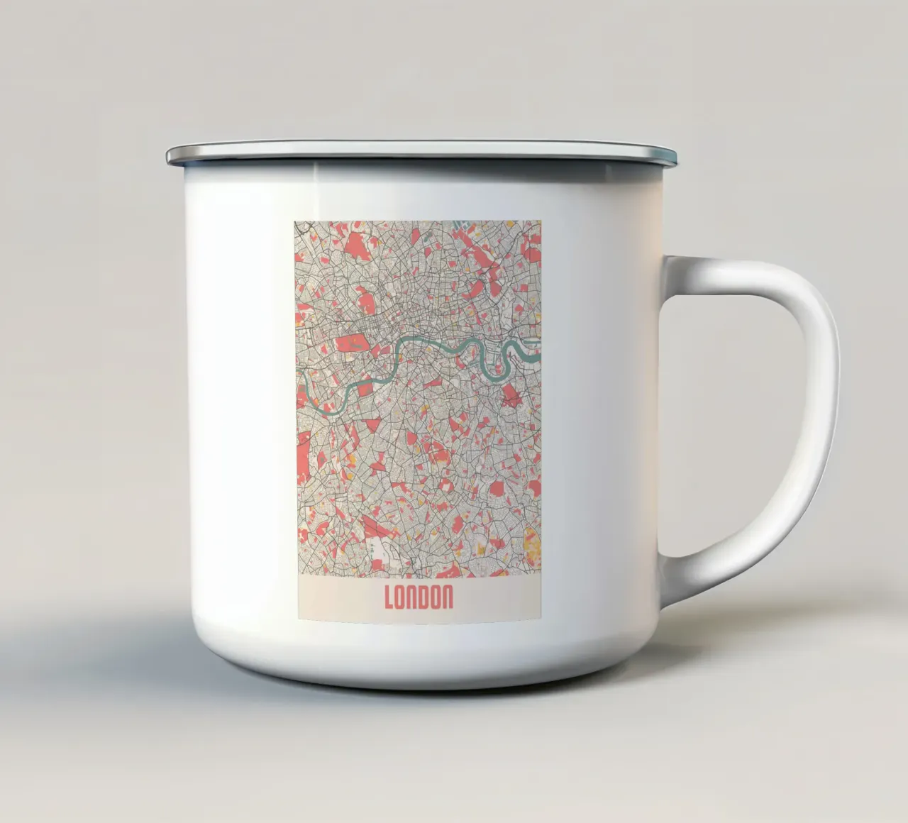 LONDON tazza in smalto da Travelstudio