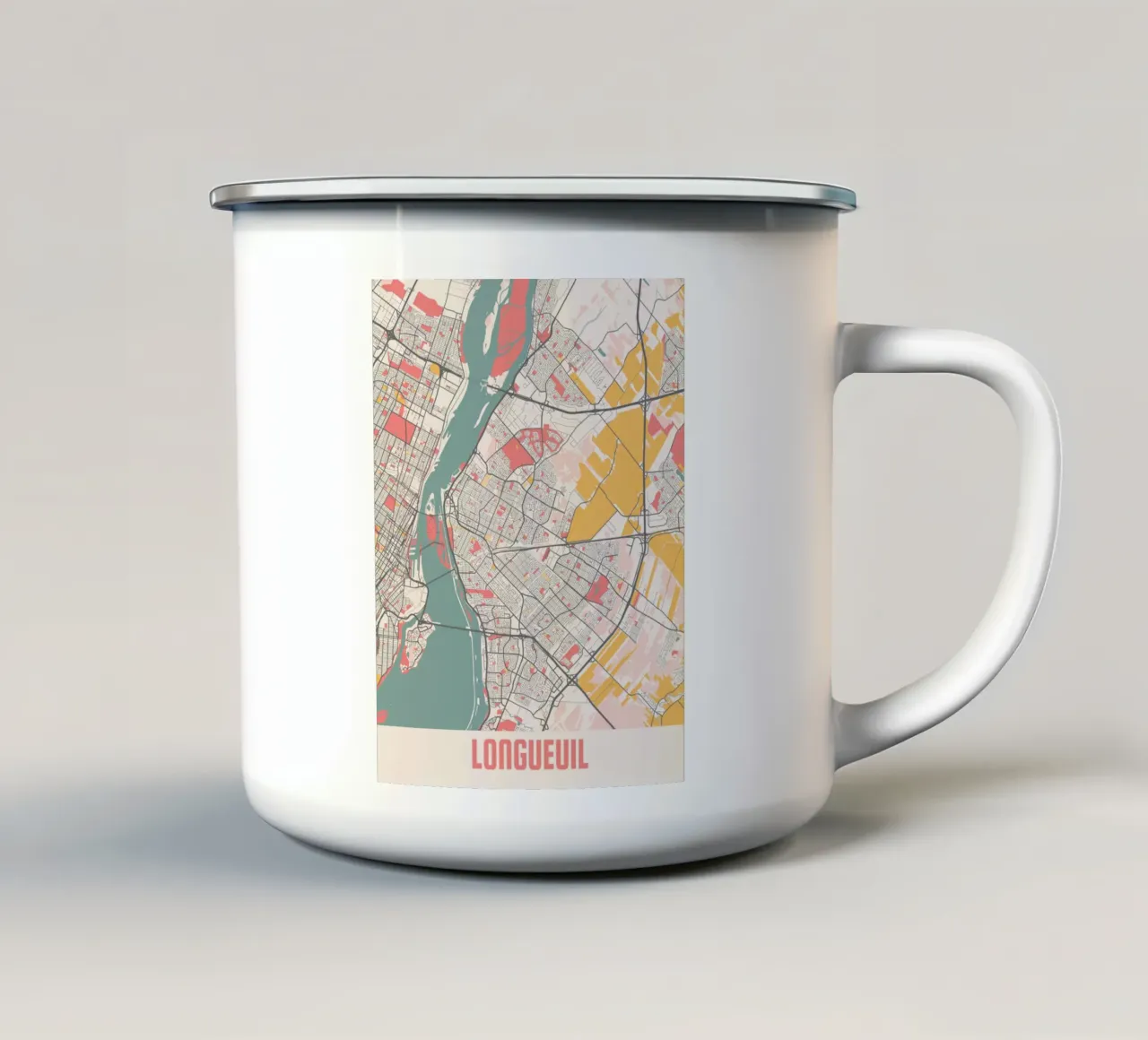LONGUEUIL tazza in smalto da Travelstudio