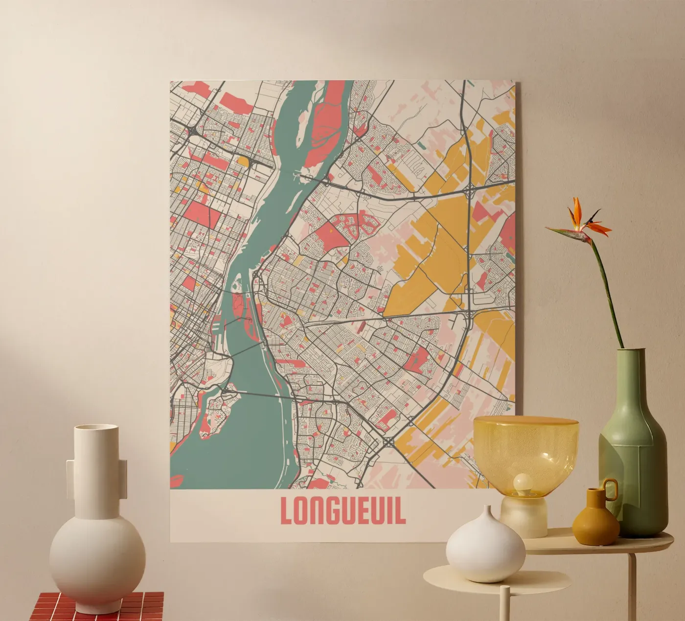 LONGUEUIL acryl van Travelstudio