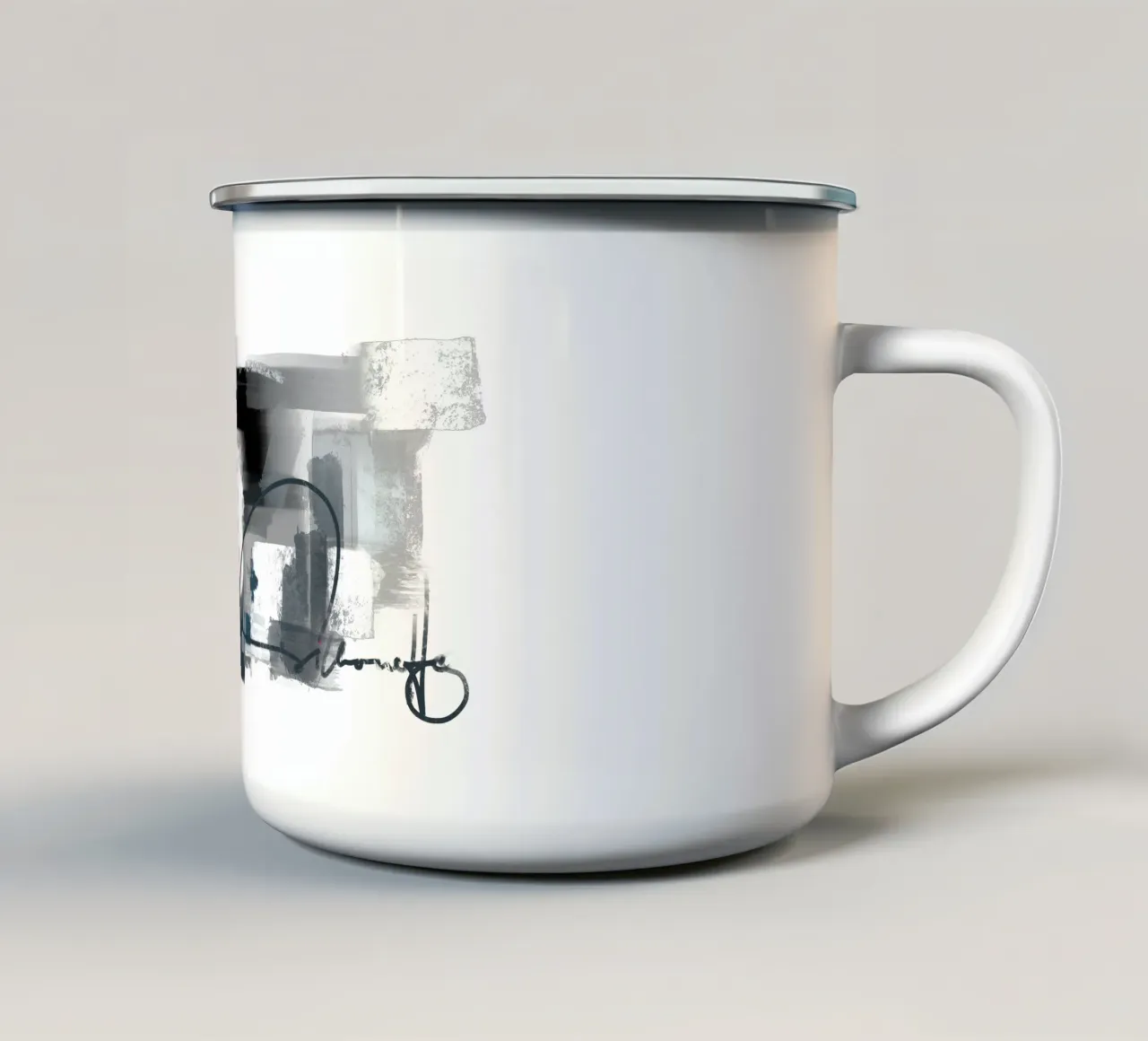 Silhouettes tazza in smalto da LIMITED EDITION LETTERS