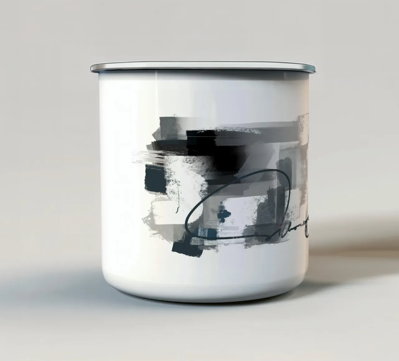 Silhouettes tazza in smalto da LIMITED EDITION LETTERS