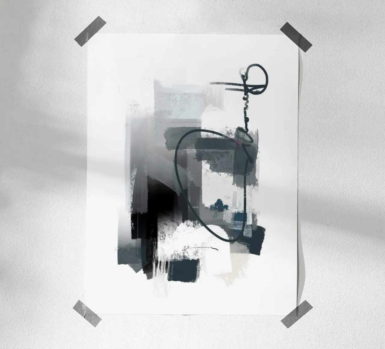 Silhouettes poster con telaio in legno da LIMITED EDITION LETTERS