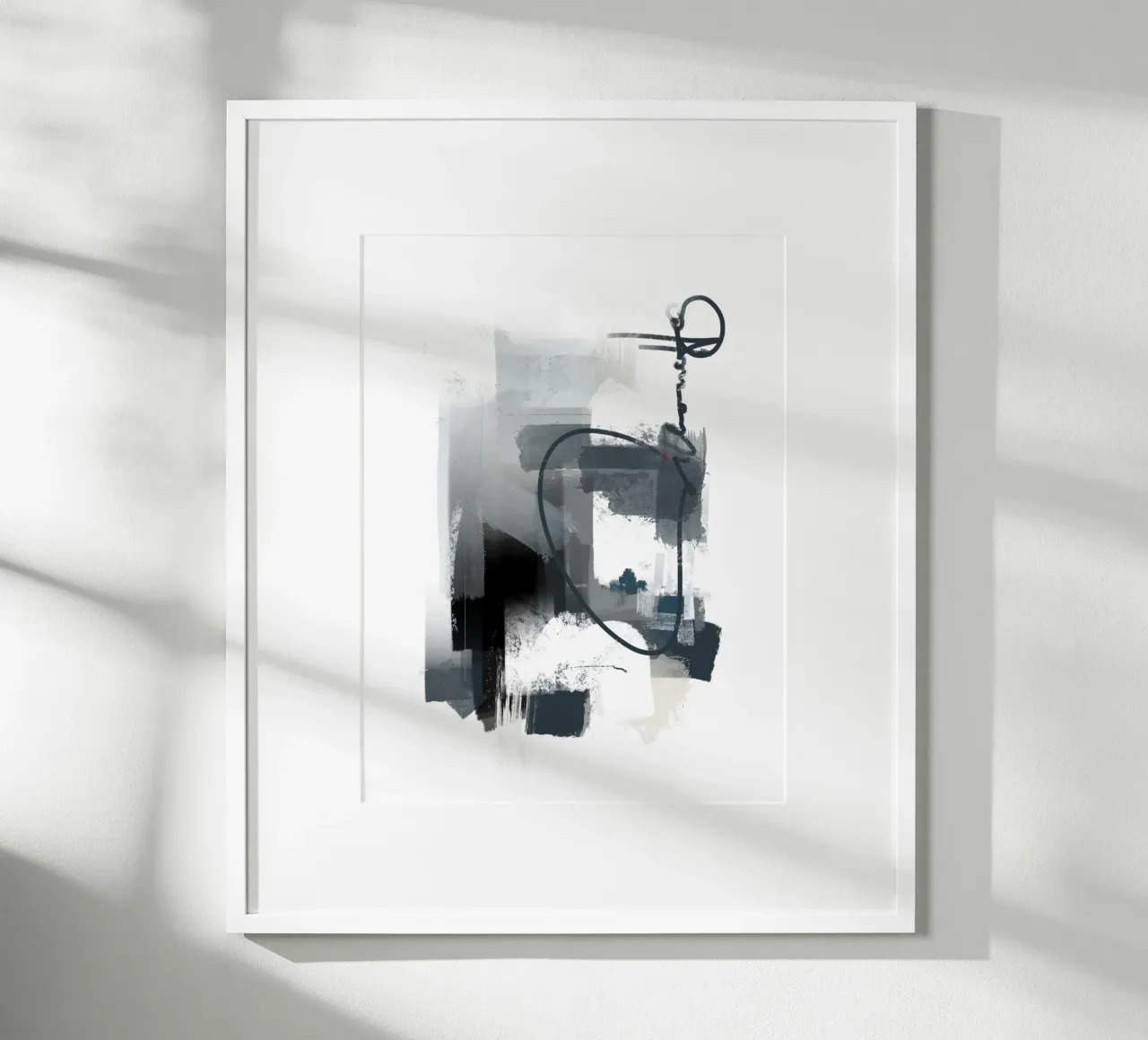 Silhouettes poster con telaio in legno da LIMITED EDITION LETTERS