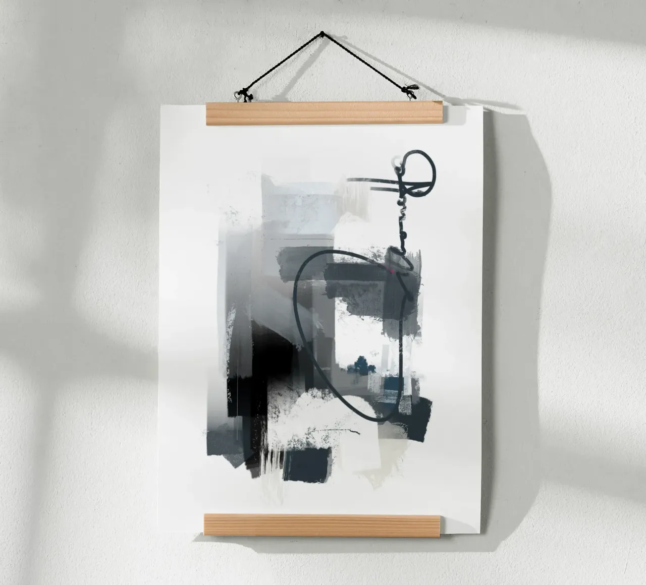 Silhouettes poster con telaio in legno da LIMITED EDITION LETTERS
