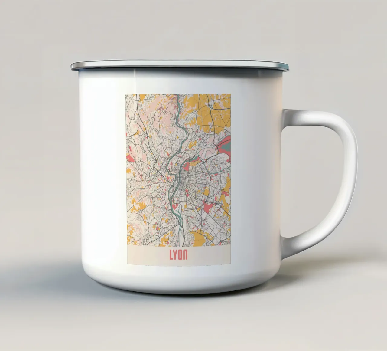 LYON tazza in smalto da Travelstudio