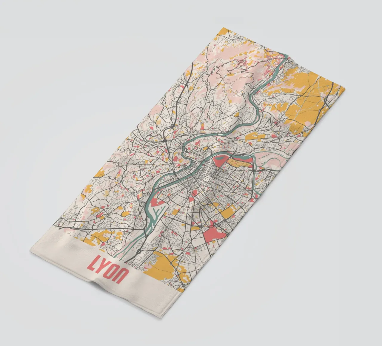 LYON beach towel by Travelstudio