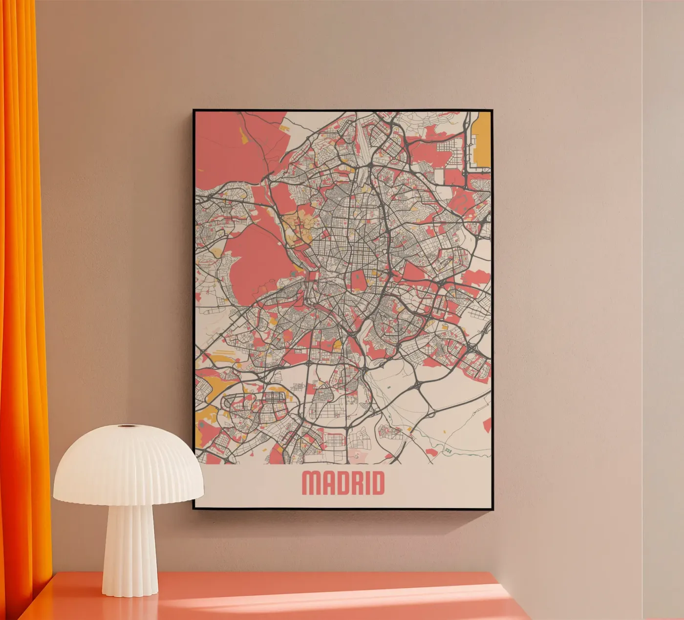 MADRID Acryl-Glas von Travelstudio