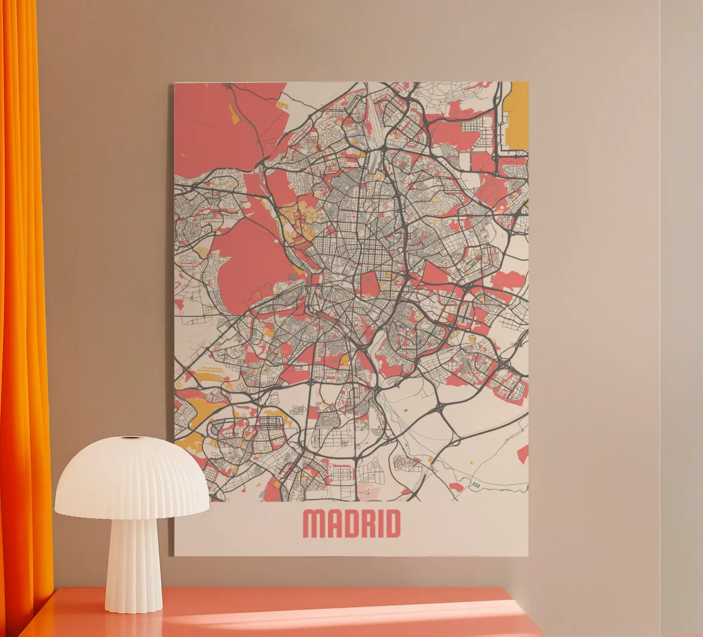 MADRID Acryl-Glas von Travelstudio