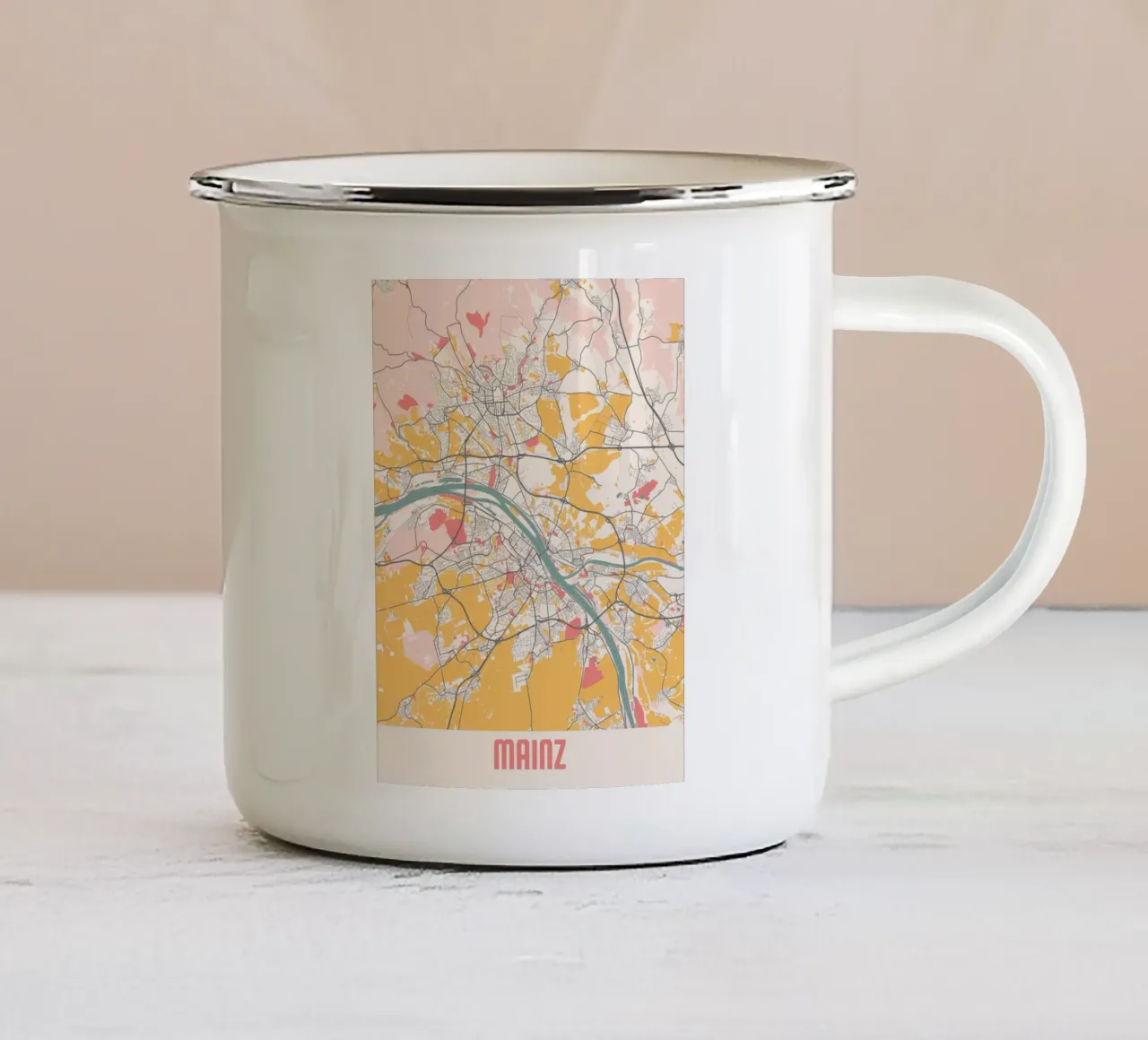 MAINZ tazza in smalto da Travelstudio