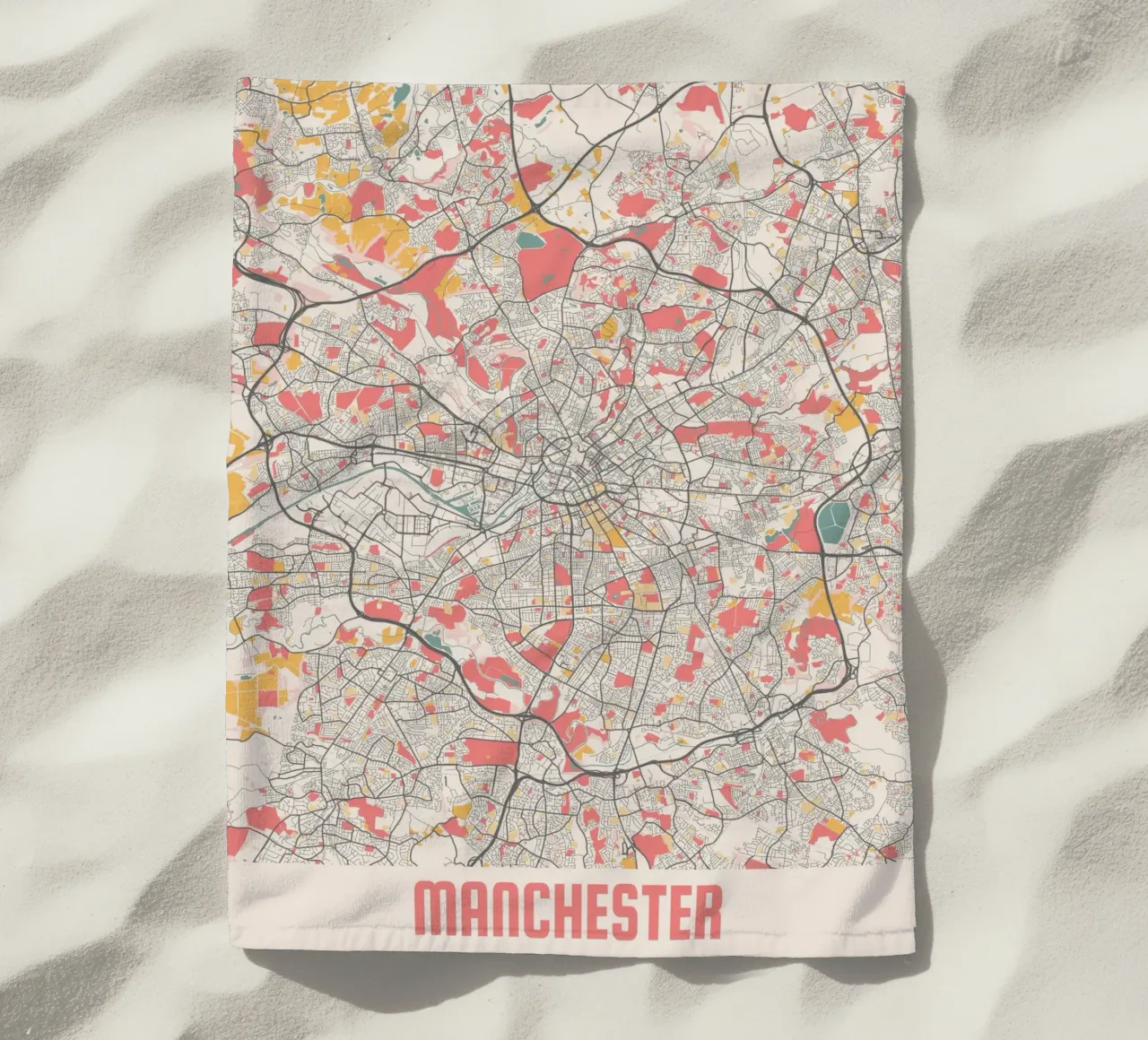 MANCHESTER beach towel by Travelstudio