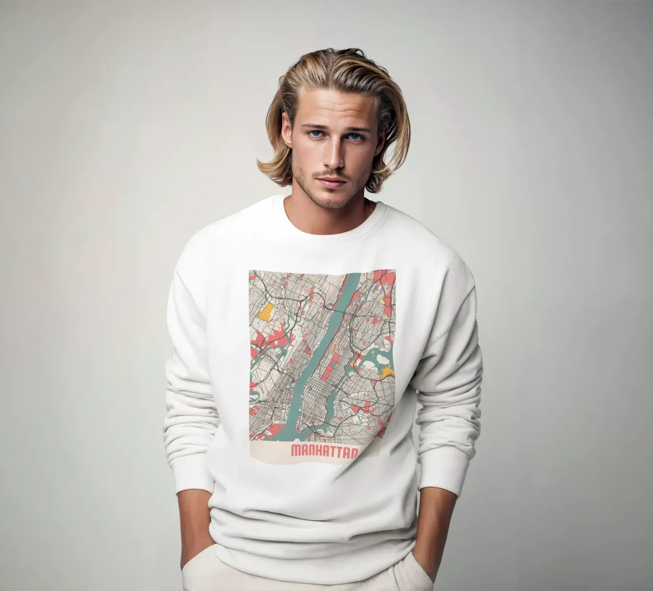 MANHATTAN Sweatshirt von Travelstudio
