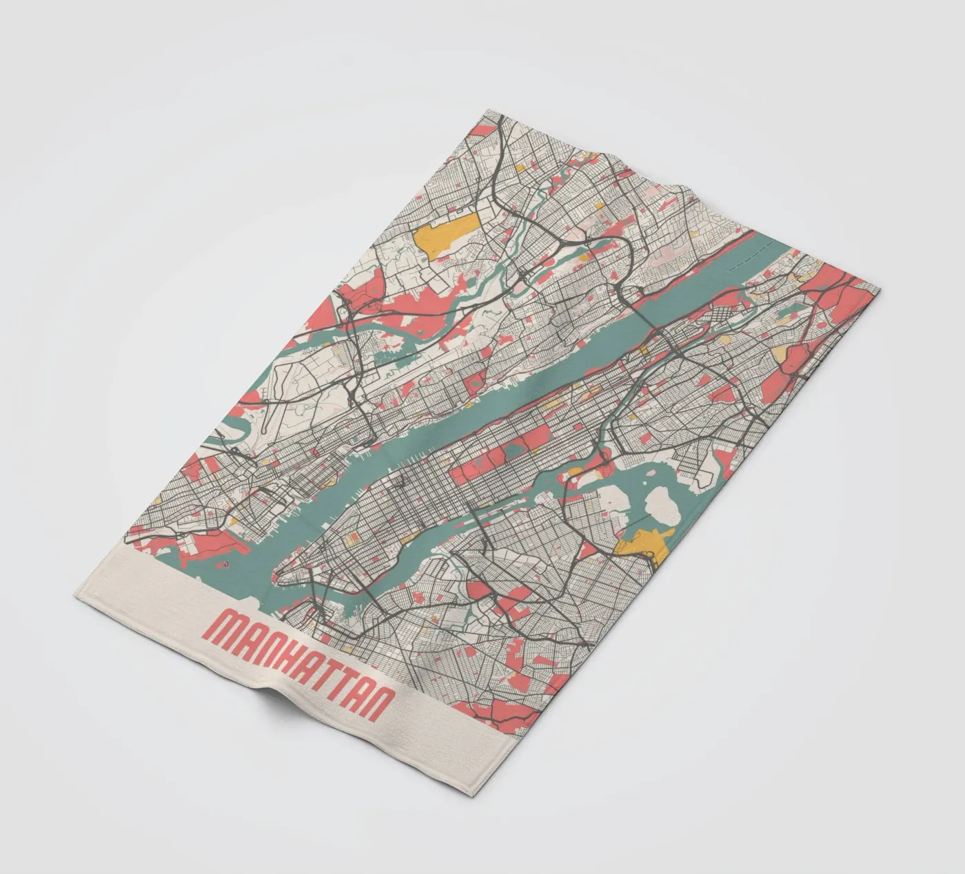 MANHATTAN fleecedeken van Travelstudio