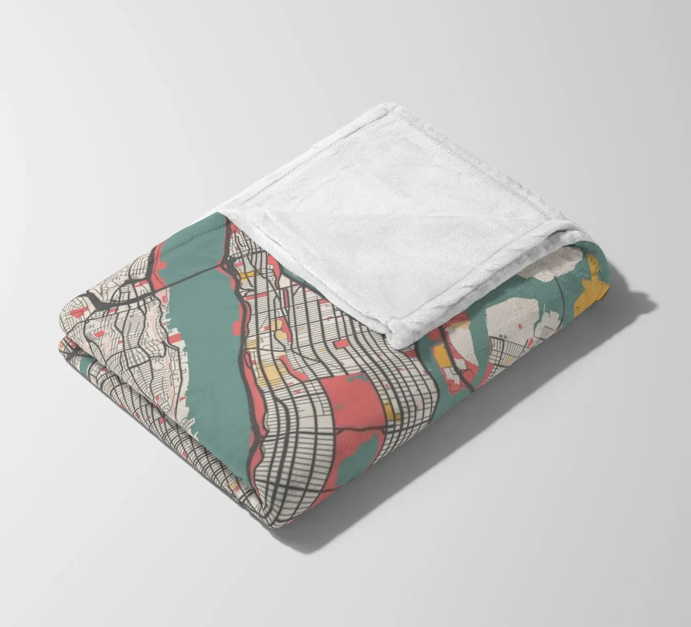 MANHATTAN fleecedeken van Travelstudio