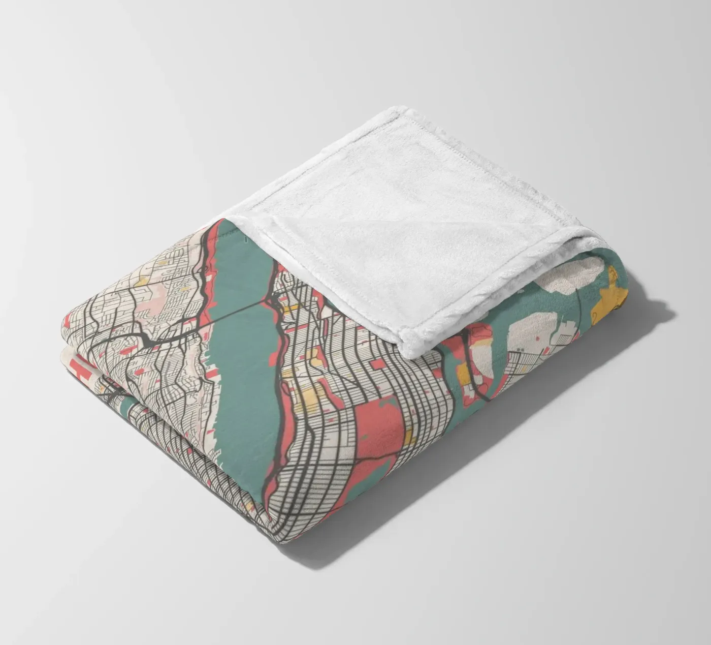 MANHATTAN fleecedeken van Travelstudio