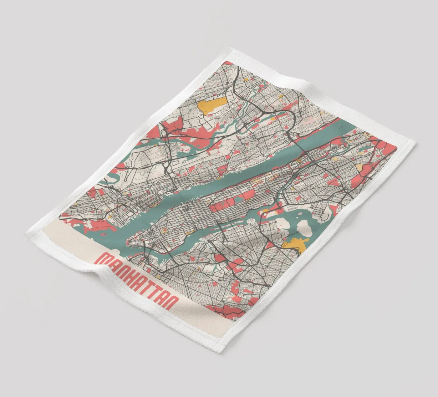 MANHATTAN fleecedeken van Travelstudio