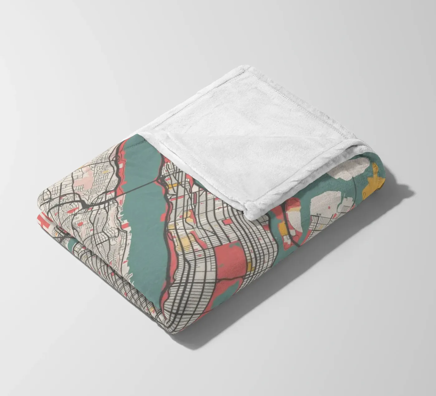 MANHATTAN fleecedeken van Travelstudio