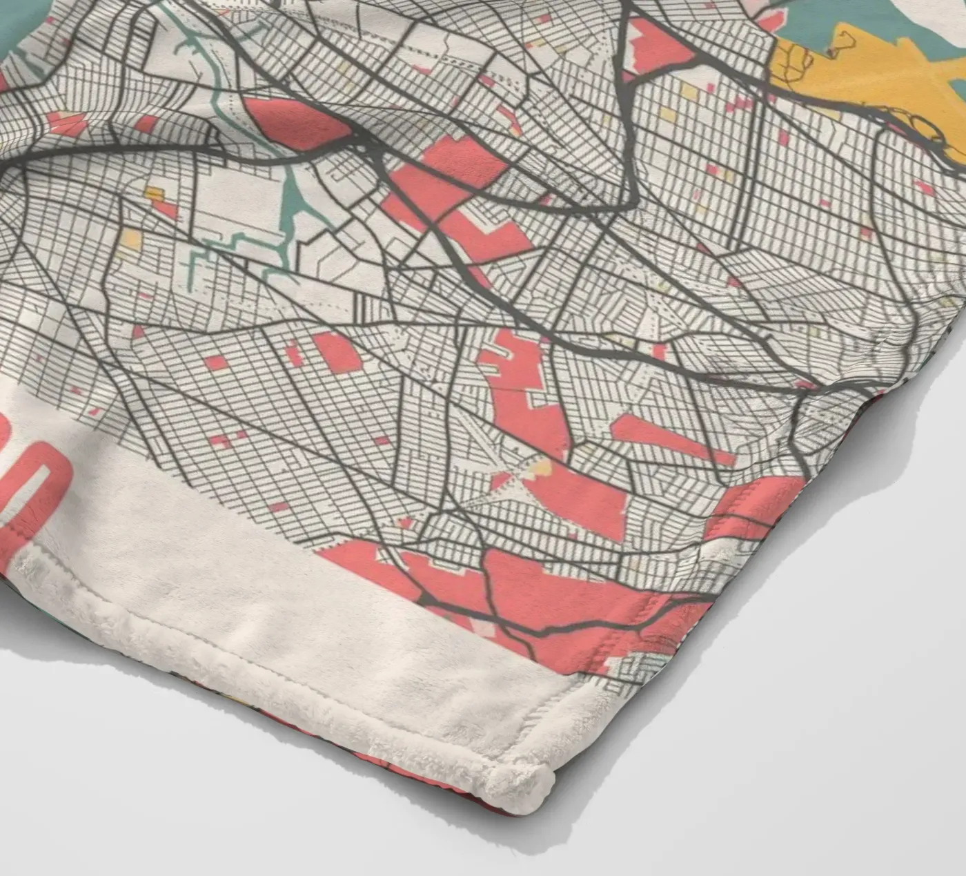 MANHATTAN fleecedeken van Travelstudio