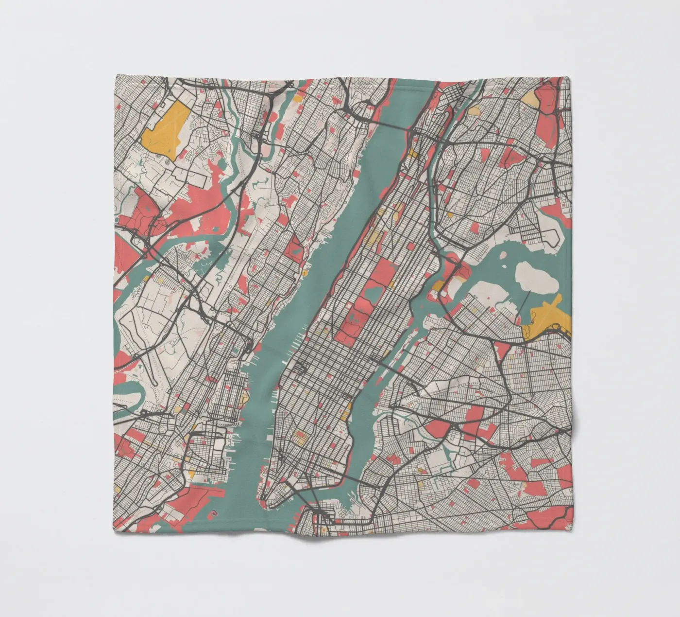 MANHATTAN fleecedeken van Travelstudio