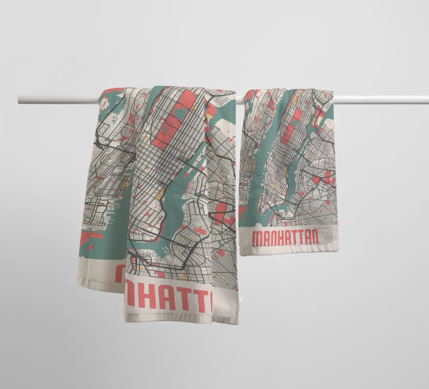 MANHATTAN badhanddoek van Travelstudio
