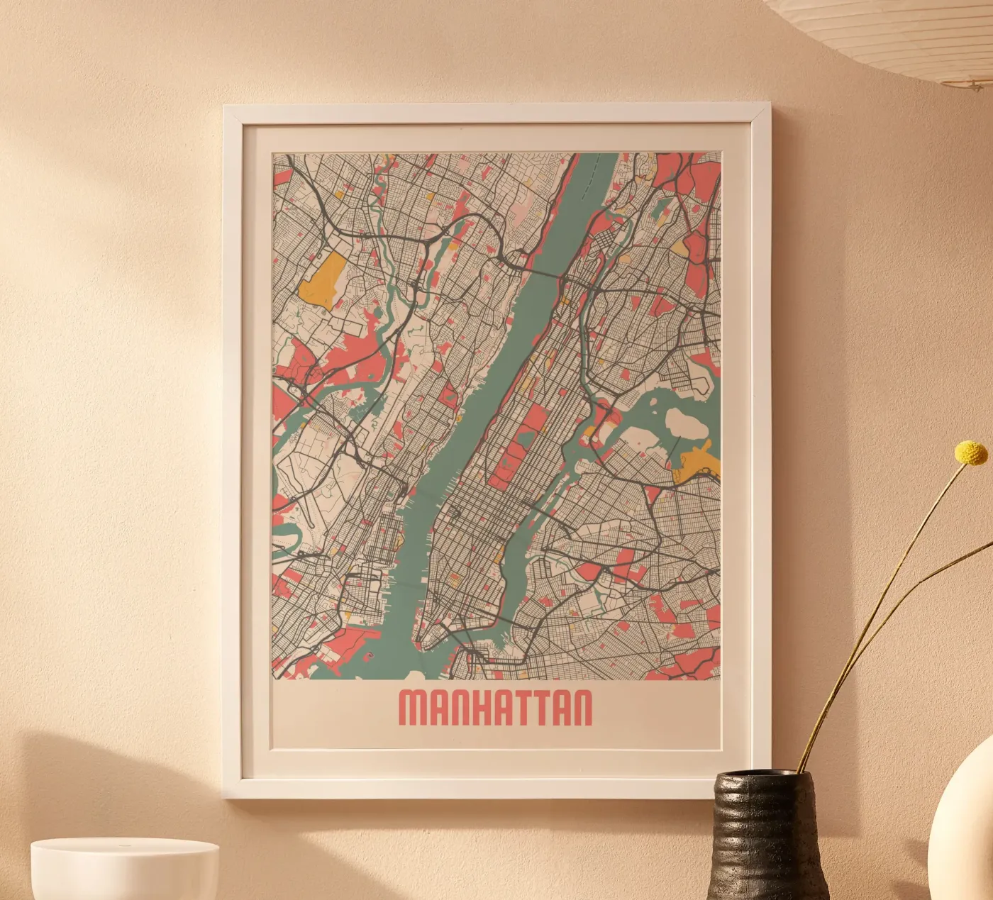 MANHATTAN Poster von Travelstudio