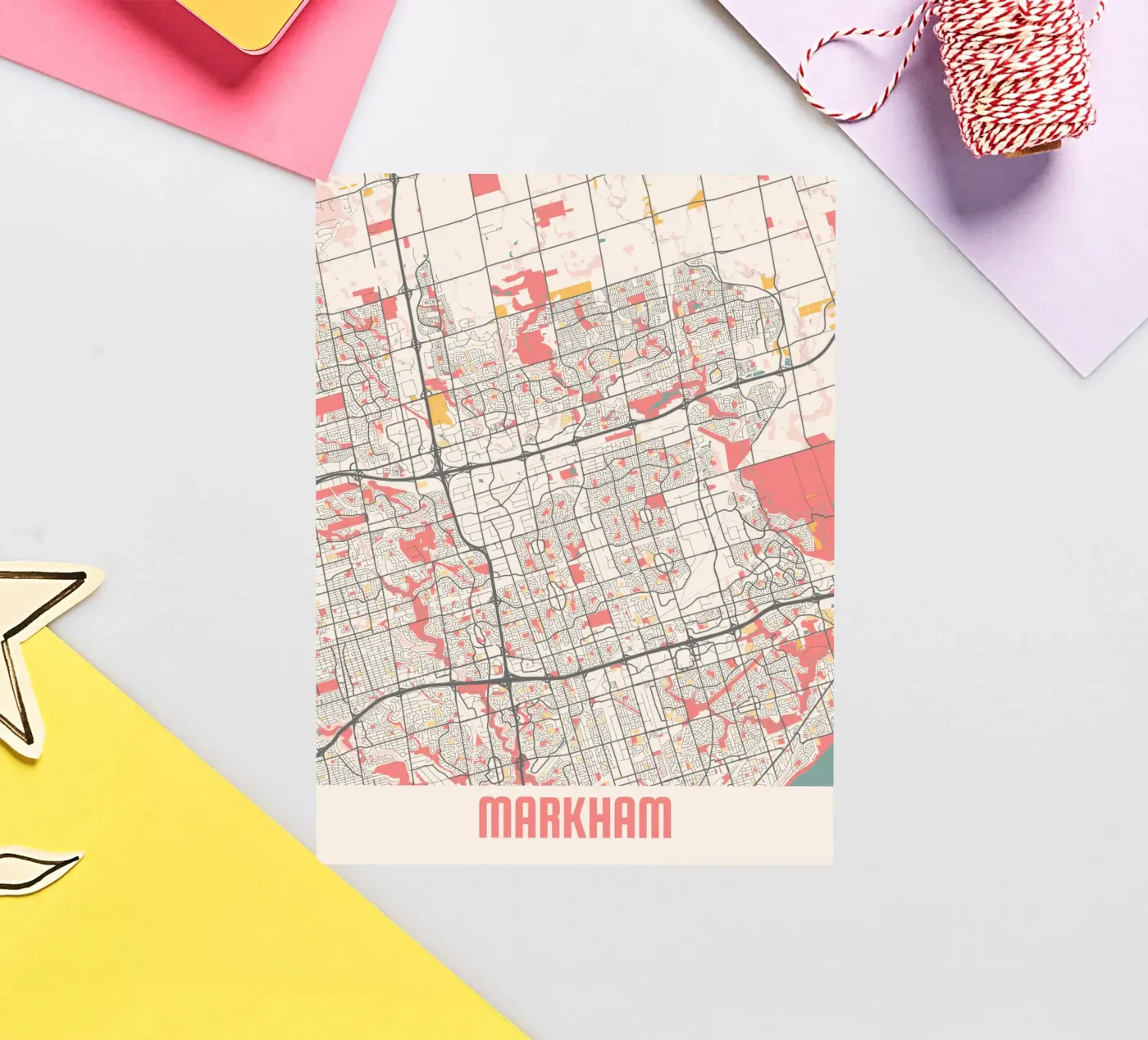 MARKHAM sticker van Travelstudio