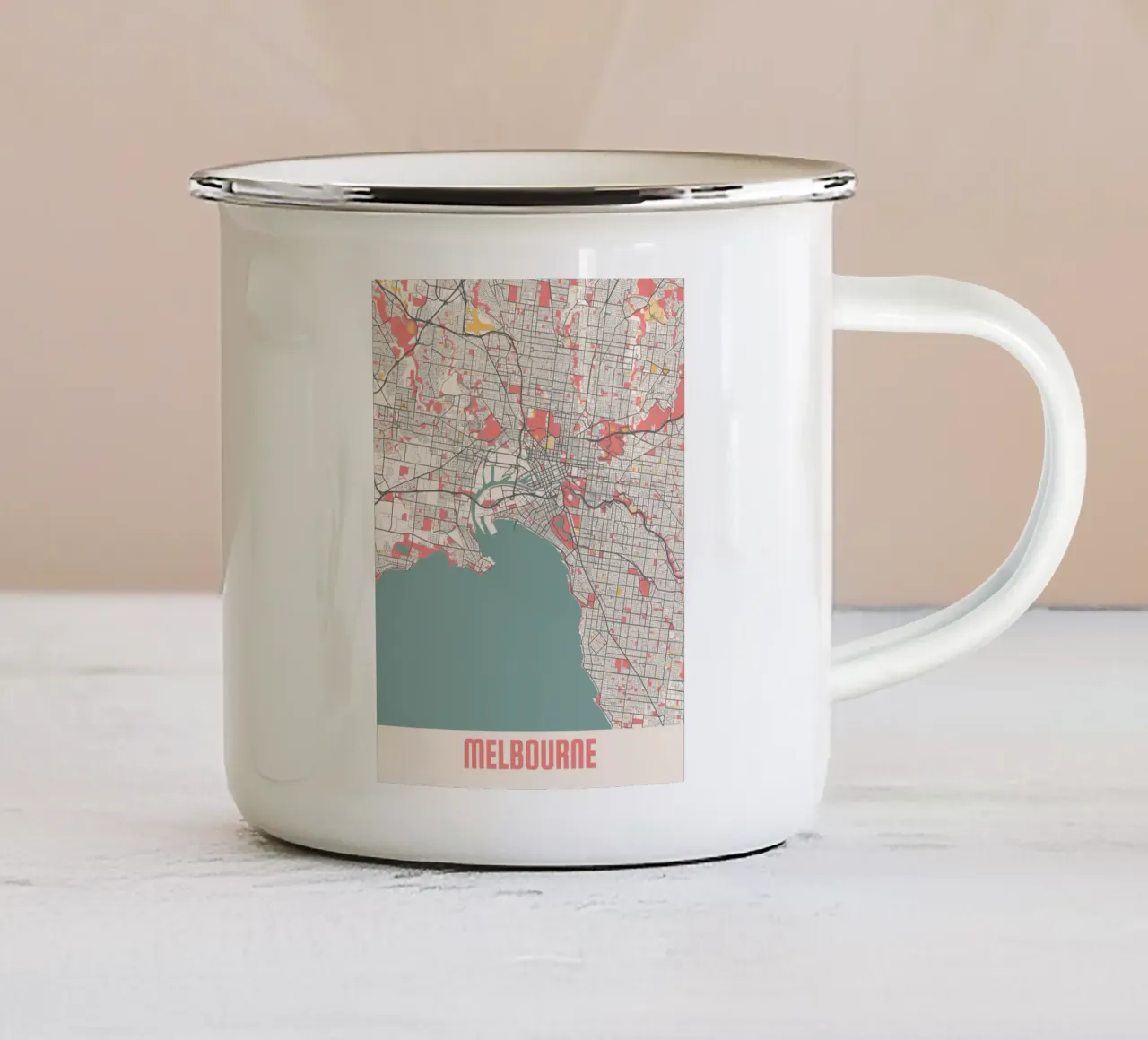 MELBOURNE tazza in smalto da Travelstudio