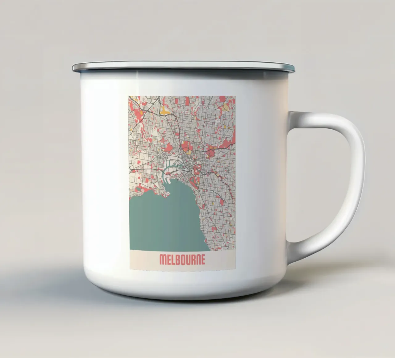 MELBOURNE tazza in smalto da Travelstudio