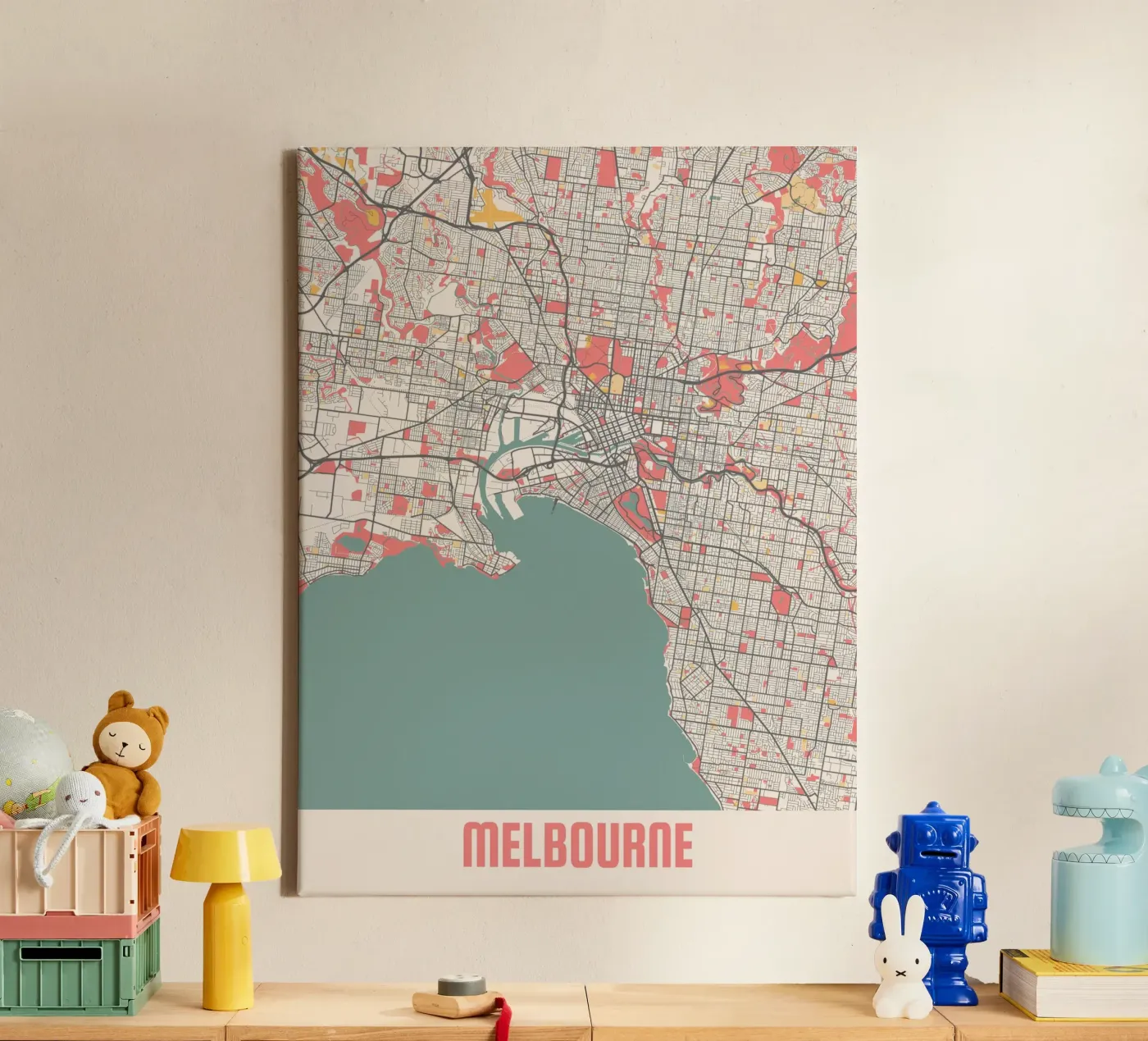 MELBOURNE canvas van Travelstudio