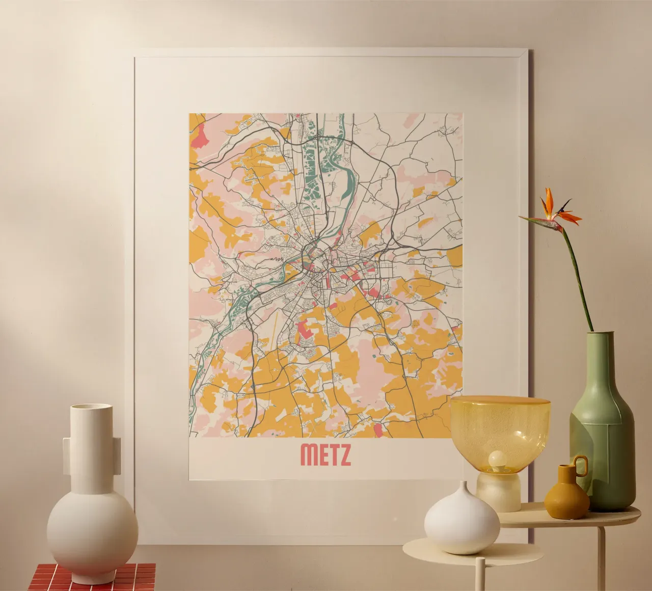 METZ poster con telaio in plastica da Travelstudio