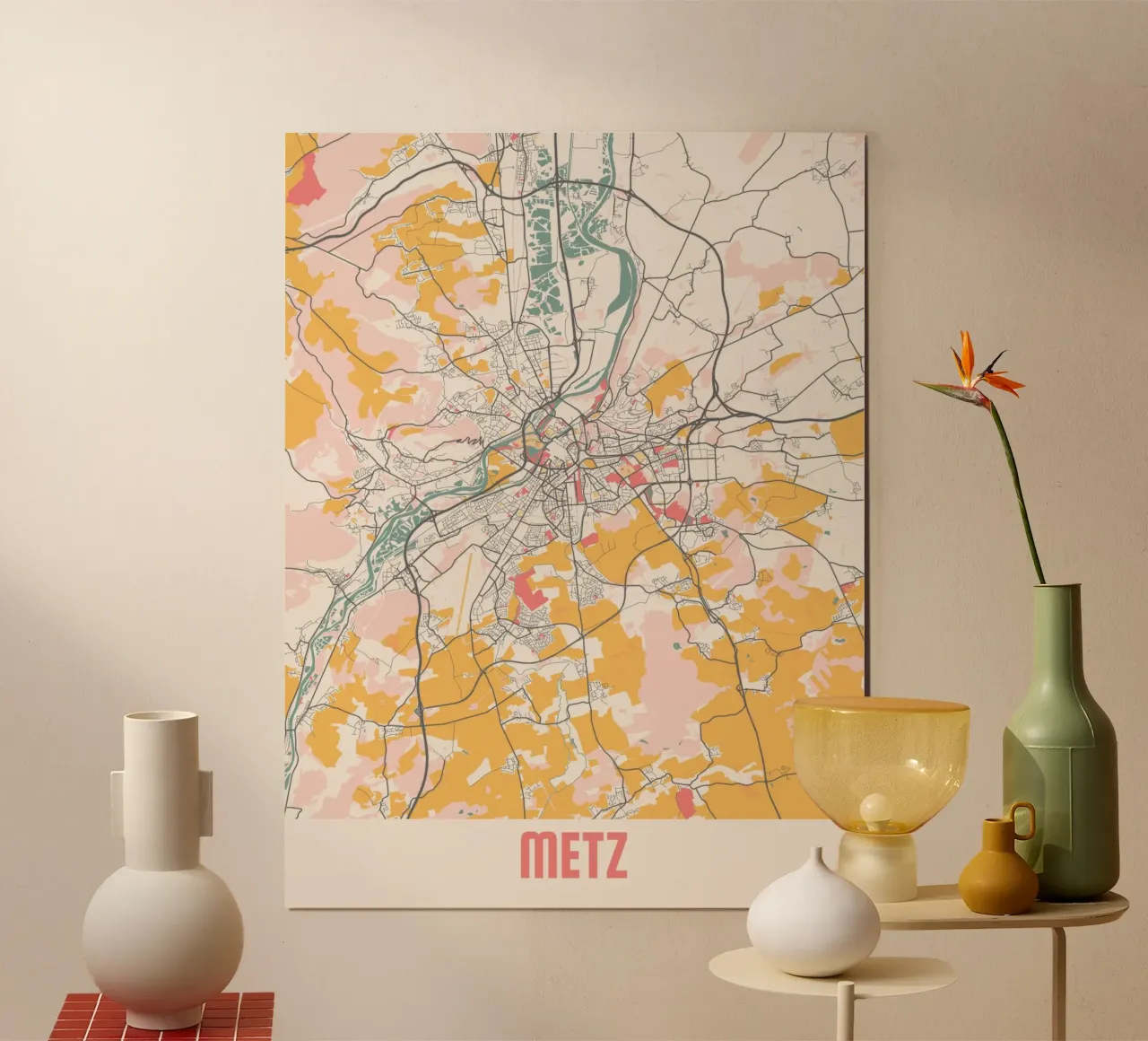 METZ poster con telaio in plastica da Travelstudio