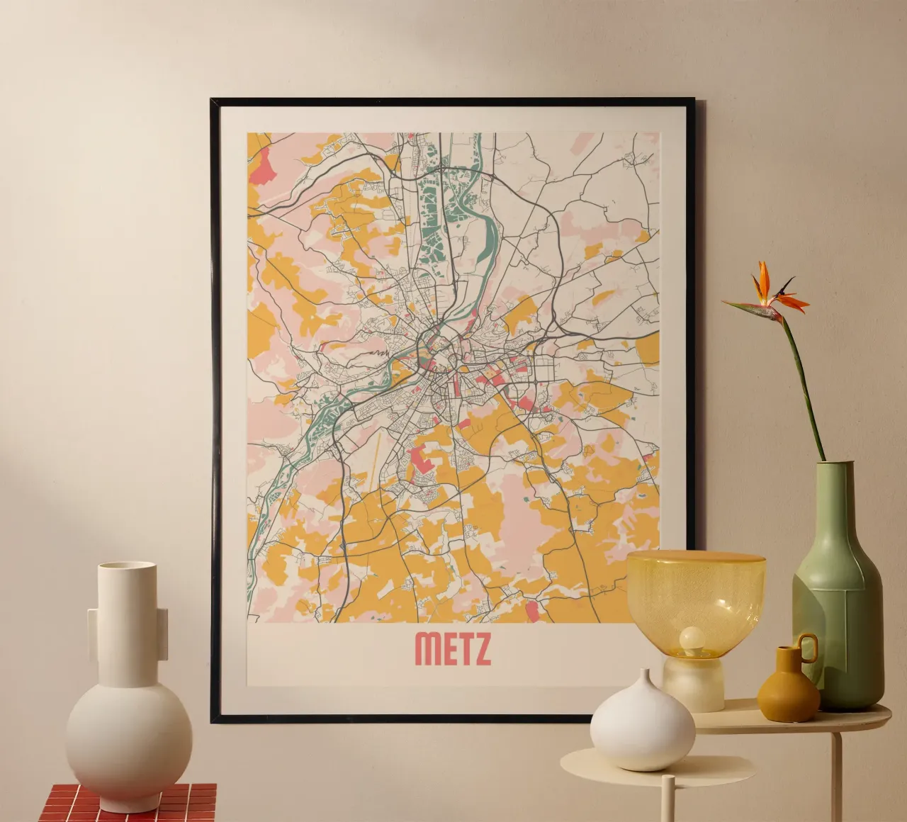 METZ poster con telaio in plastica da Travelstudio