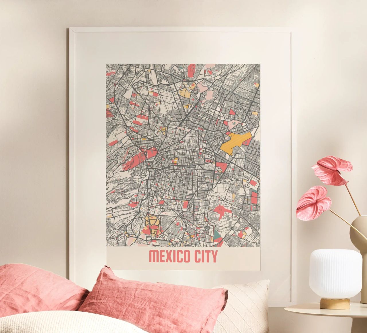 MEXICO CITY poster by Travelstudio