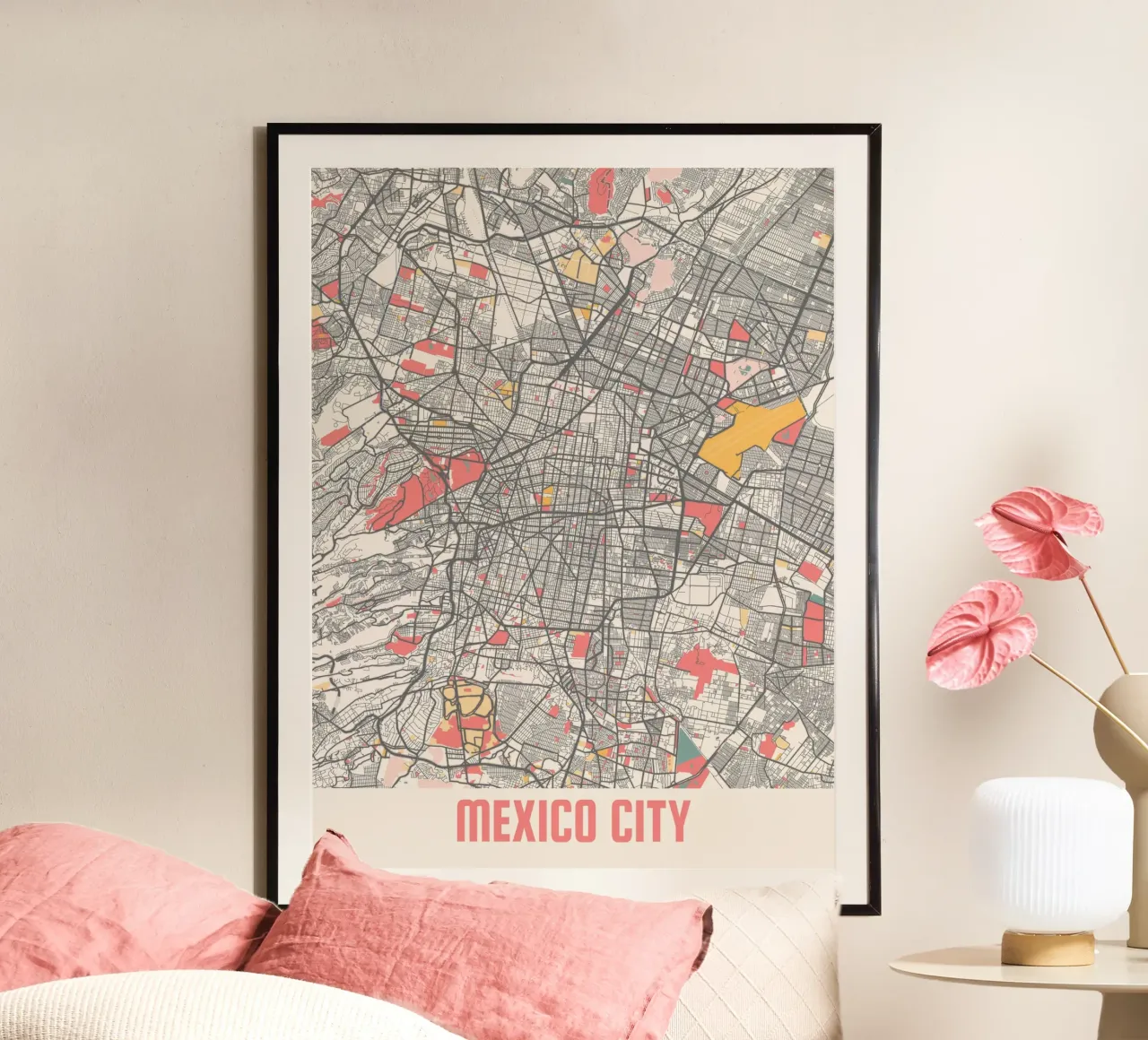 MEXICO CITY poster by Travelstudio