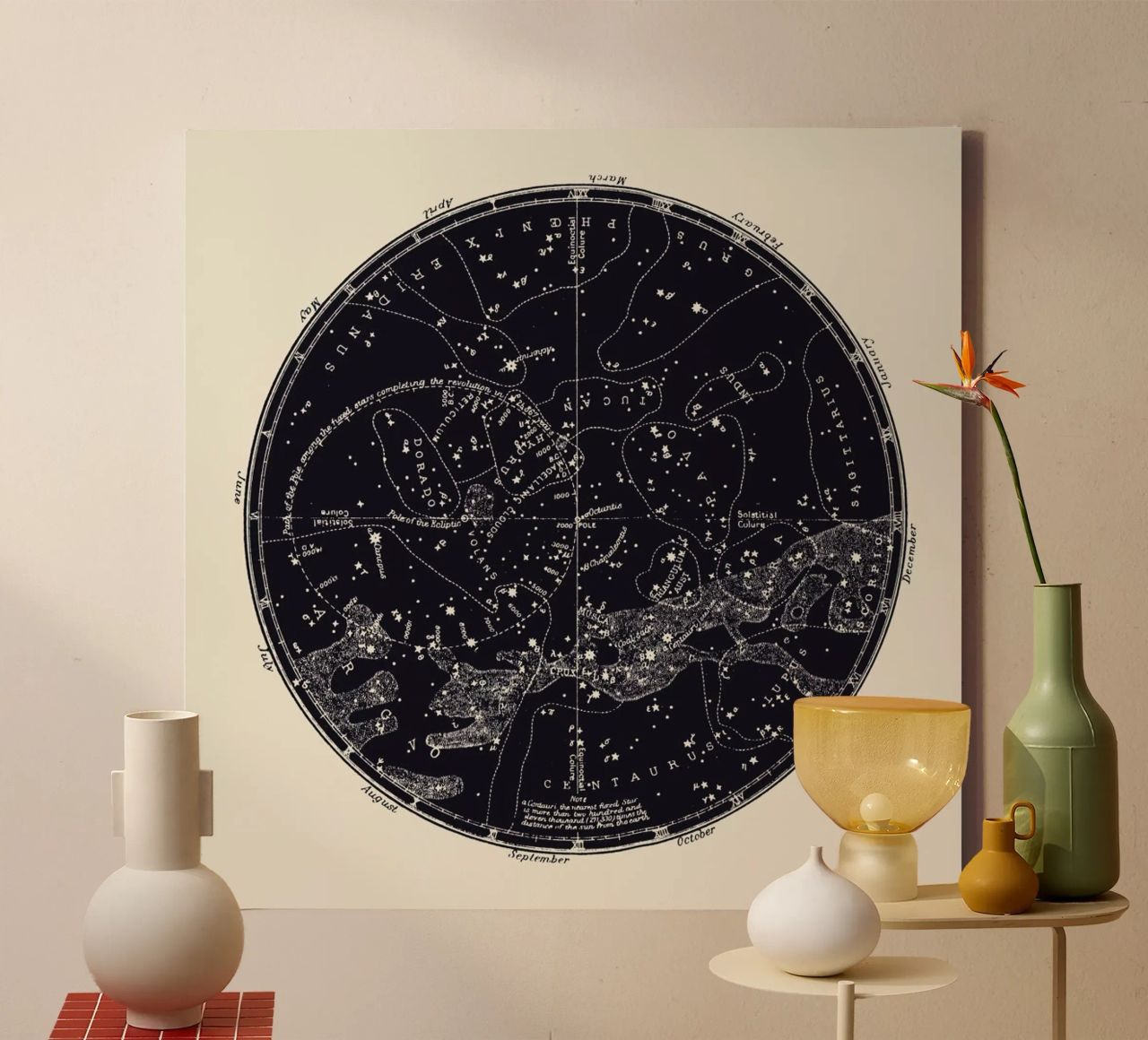 Southern Constellations toile de Astër