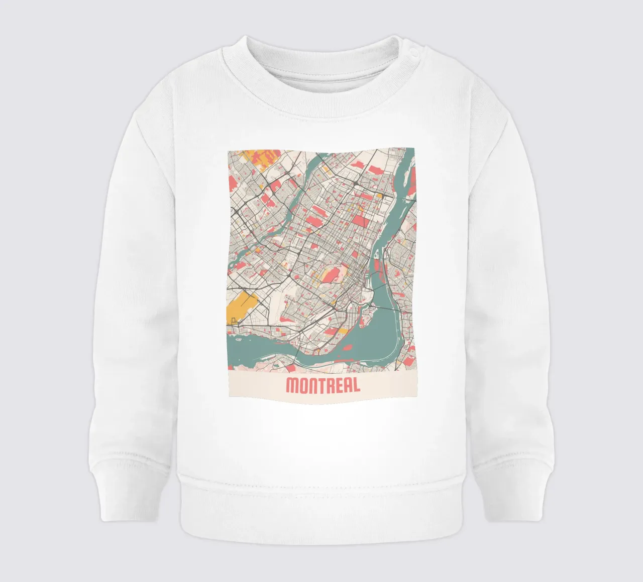 MONTREAL felpa neonato da Travelstudio