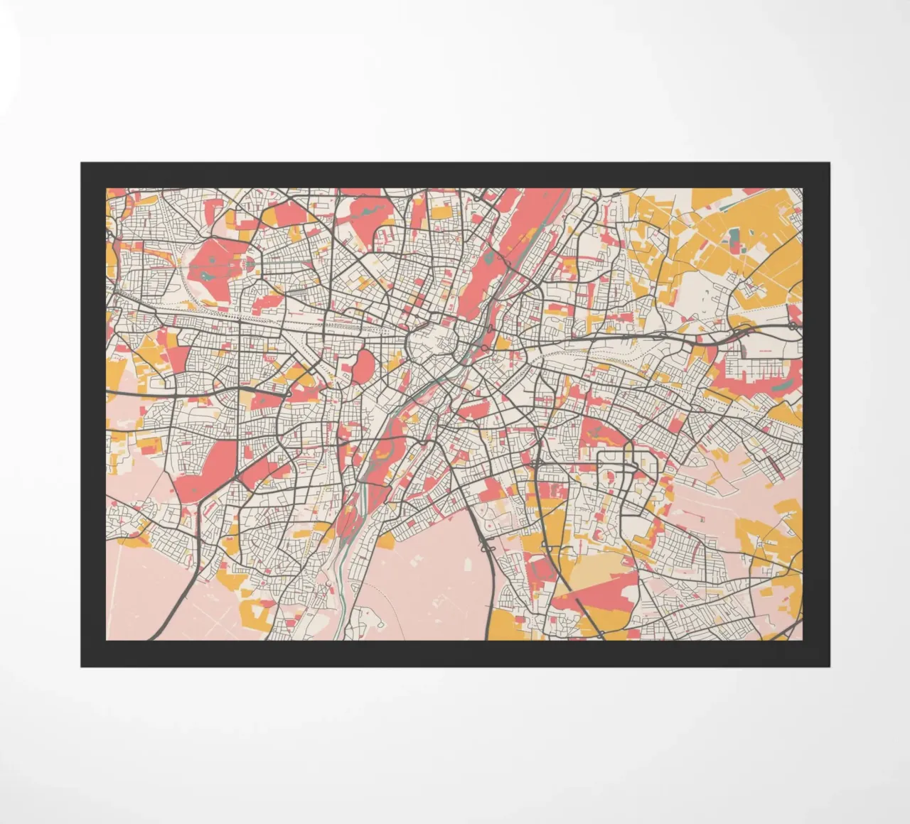 MUNICH deurmat van Travelstudio