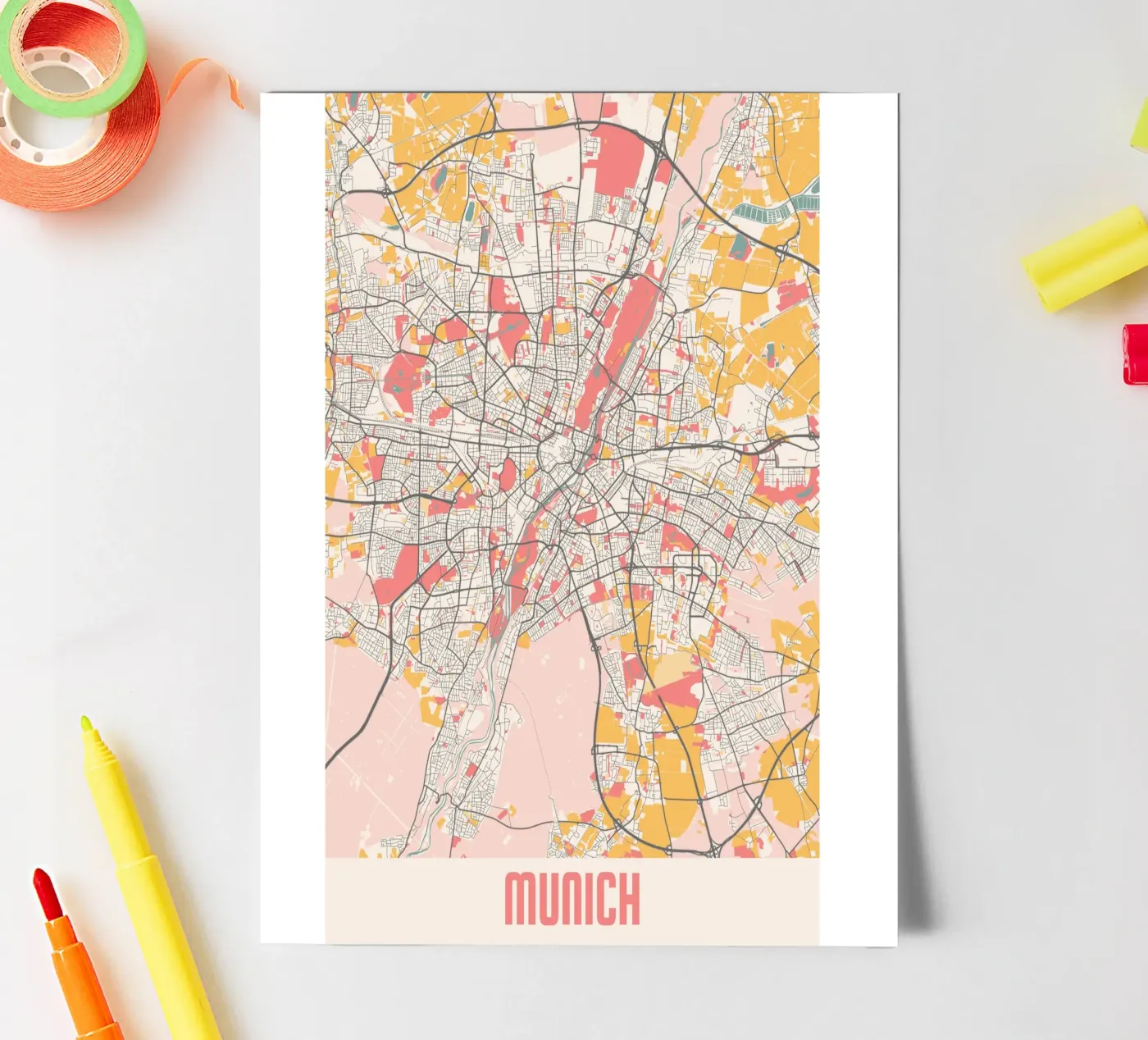 MUNICH sticker sheet by Travelstudio