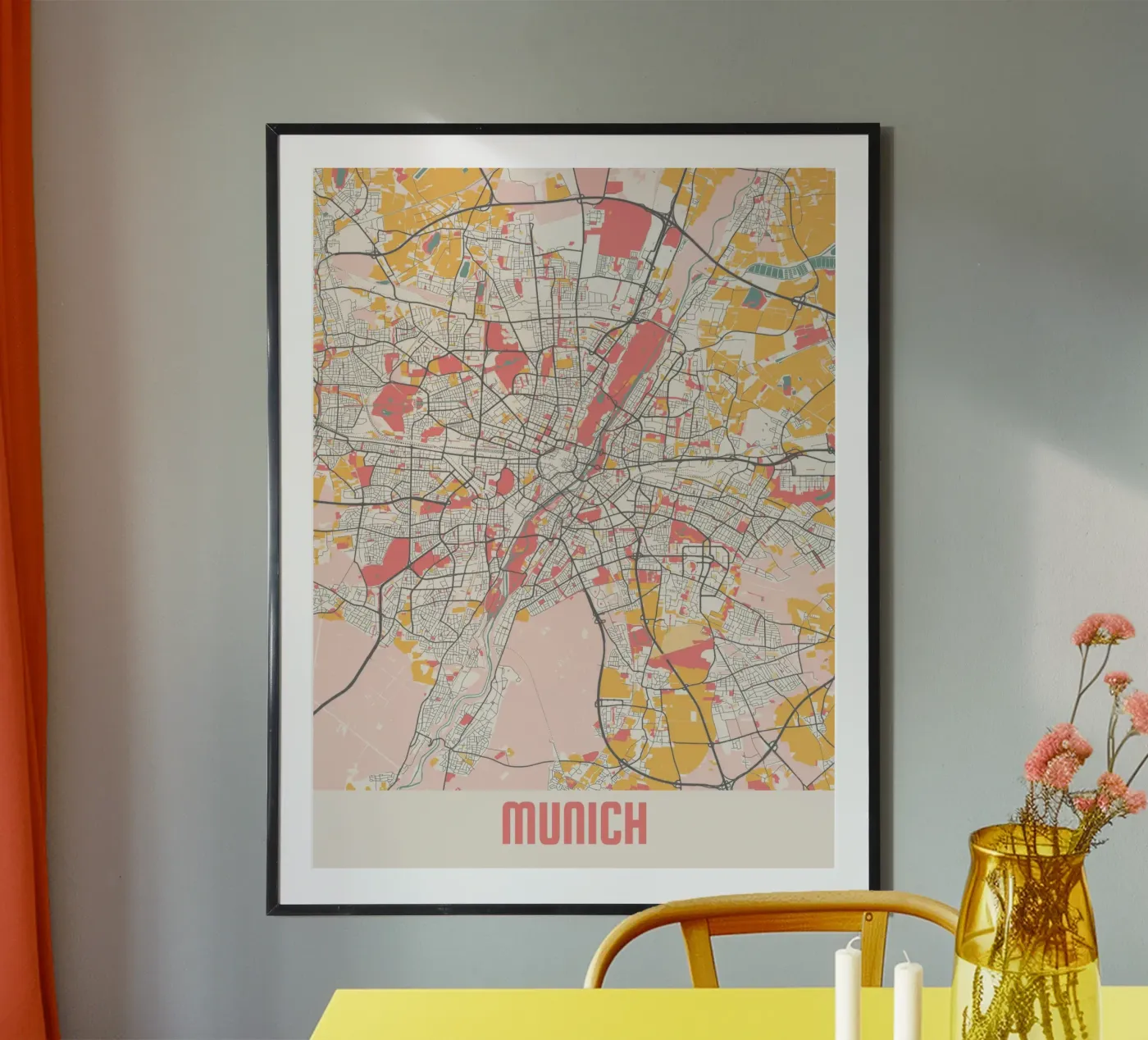 MUNICH poster van Travelstudio