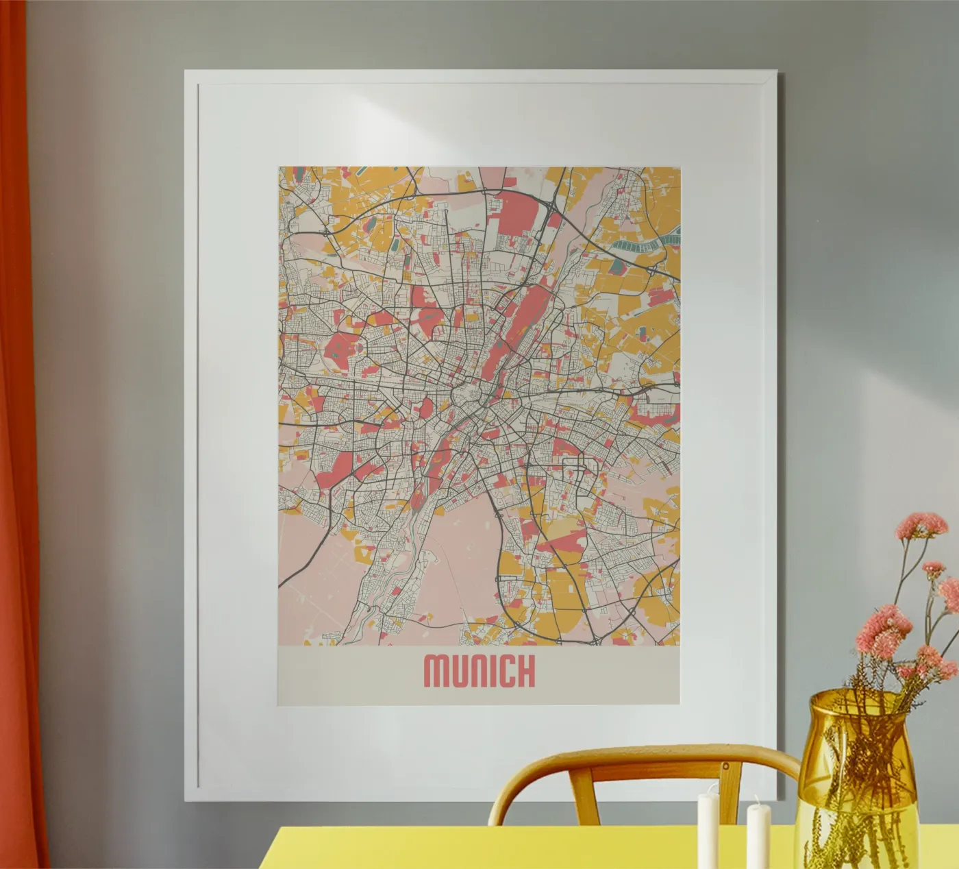 MUNICH poster van Travelstudio