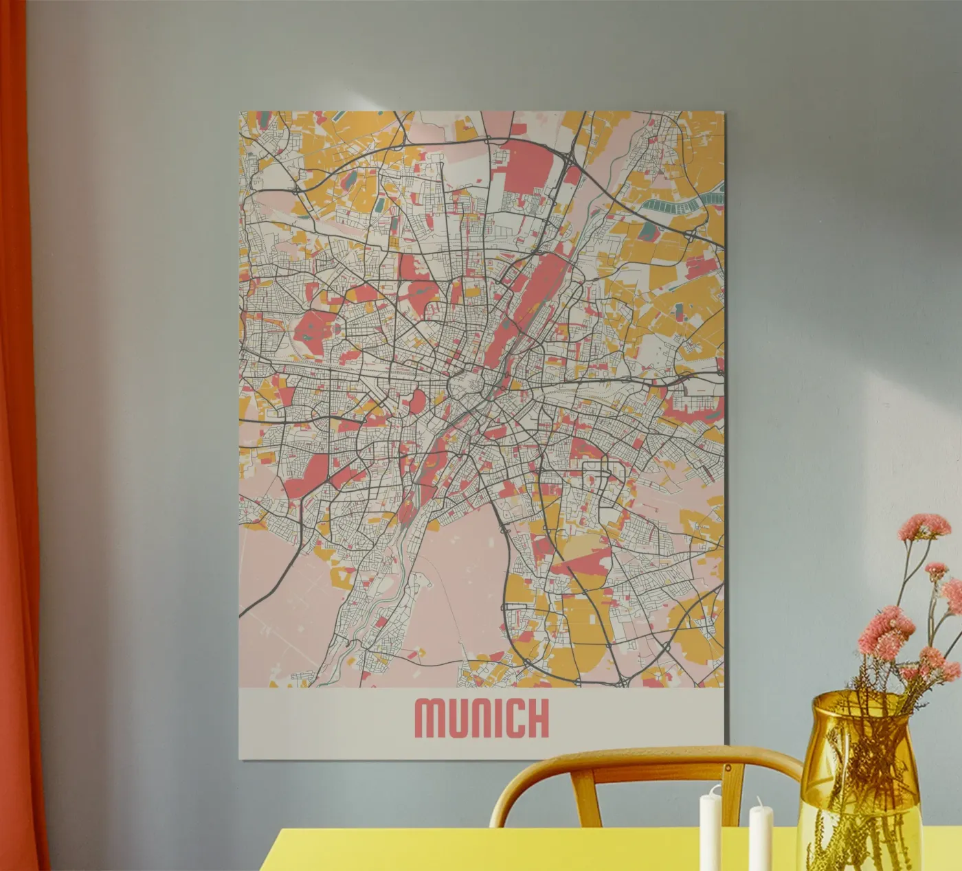 MUNICH poster van Travelstudio
