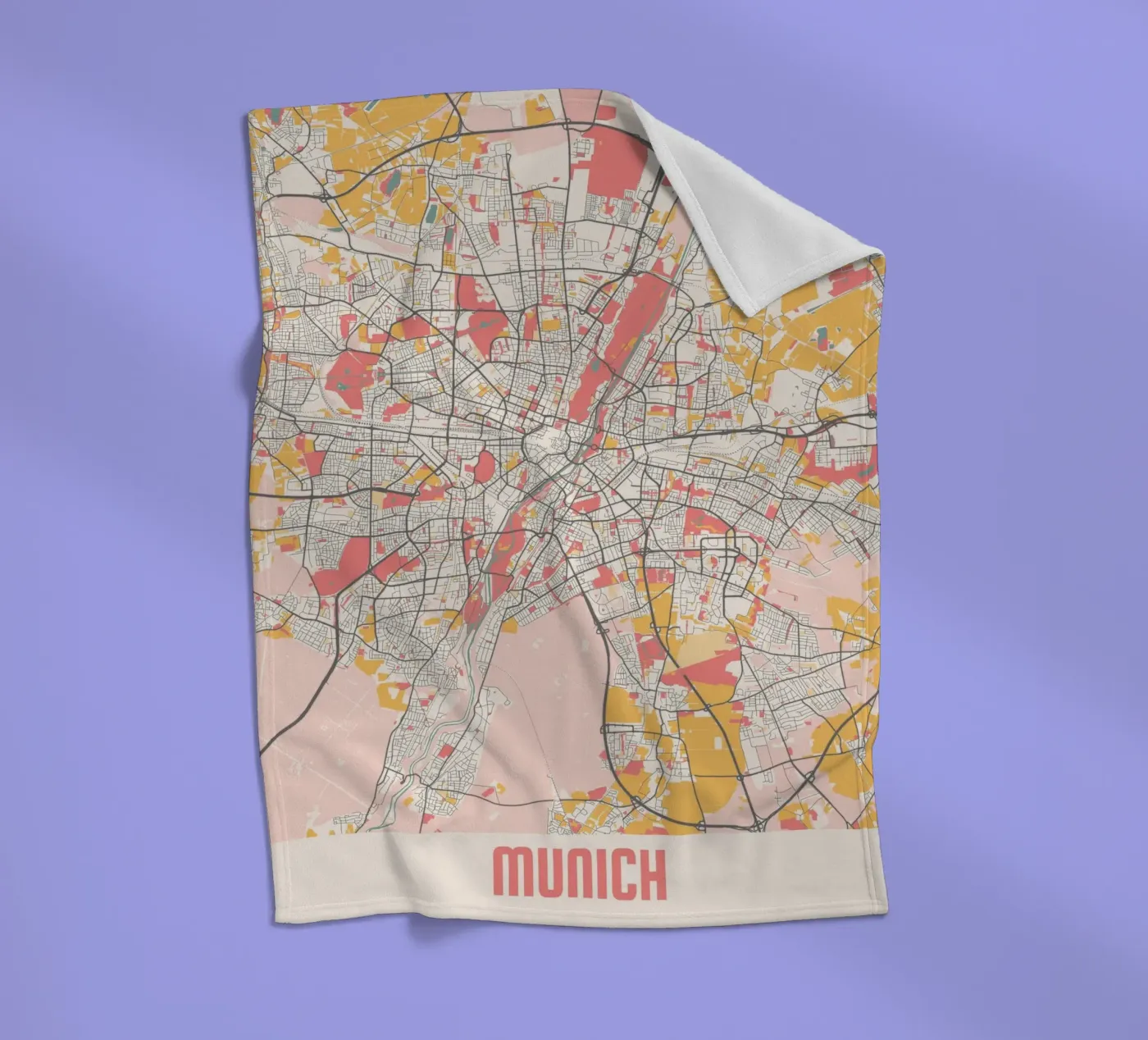 MUNICH fleecedeken van Travelstudio