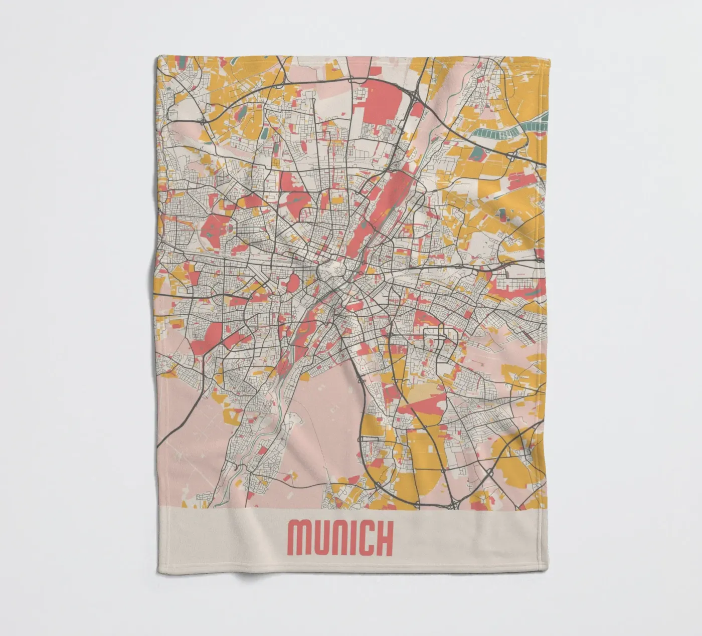 MUNICH fleecedeken van Travelstudio