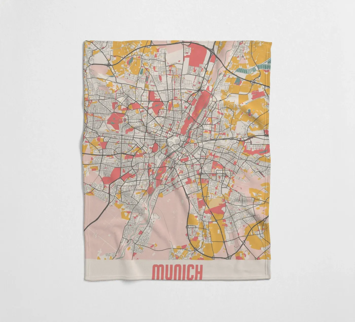 MUNICH fleecedeken van Travelstudio