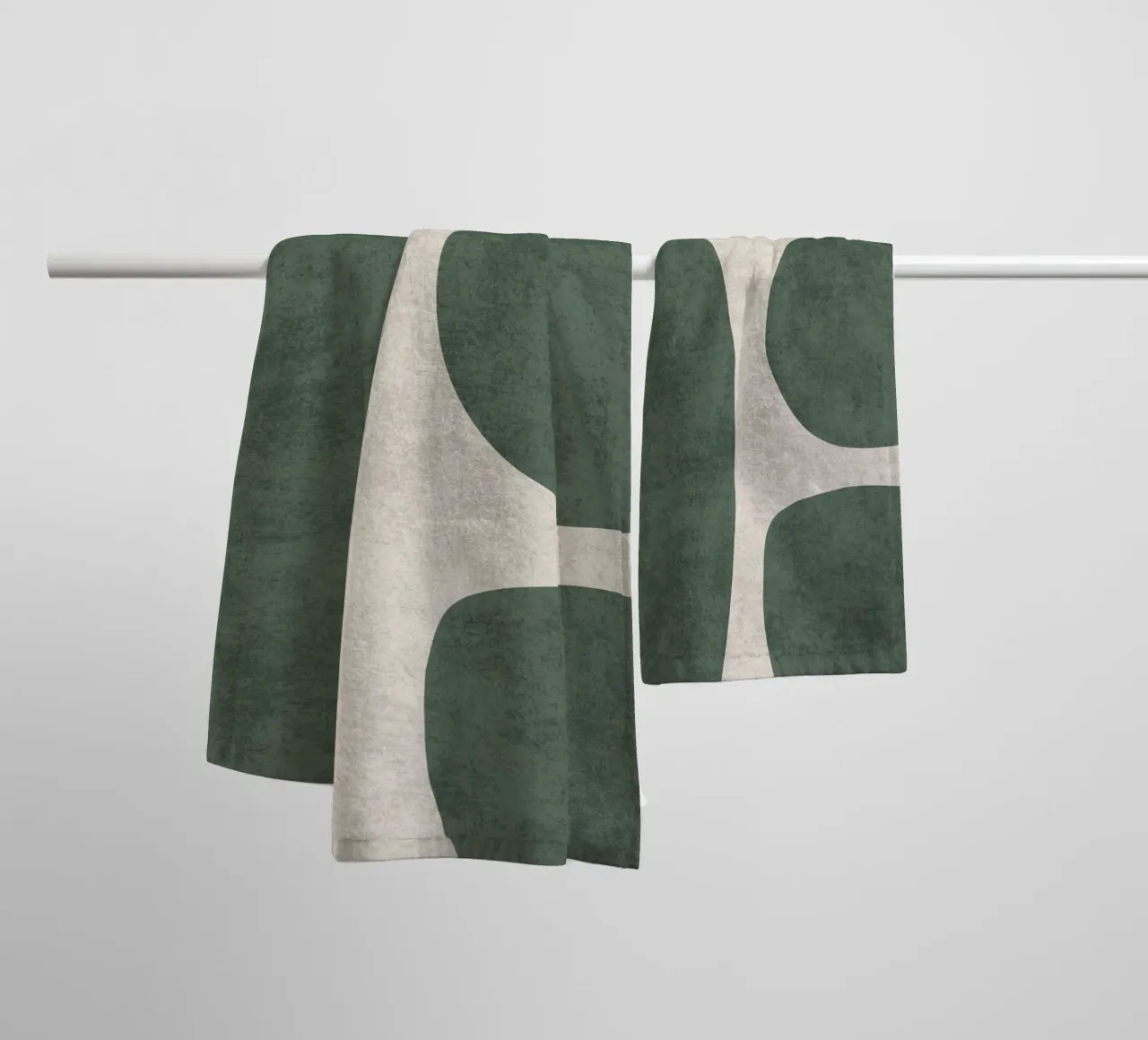 Abstract Terrain towel by DesignArt