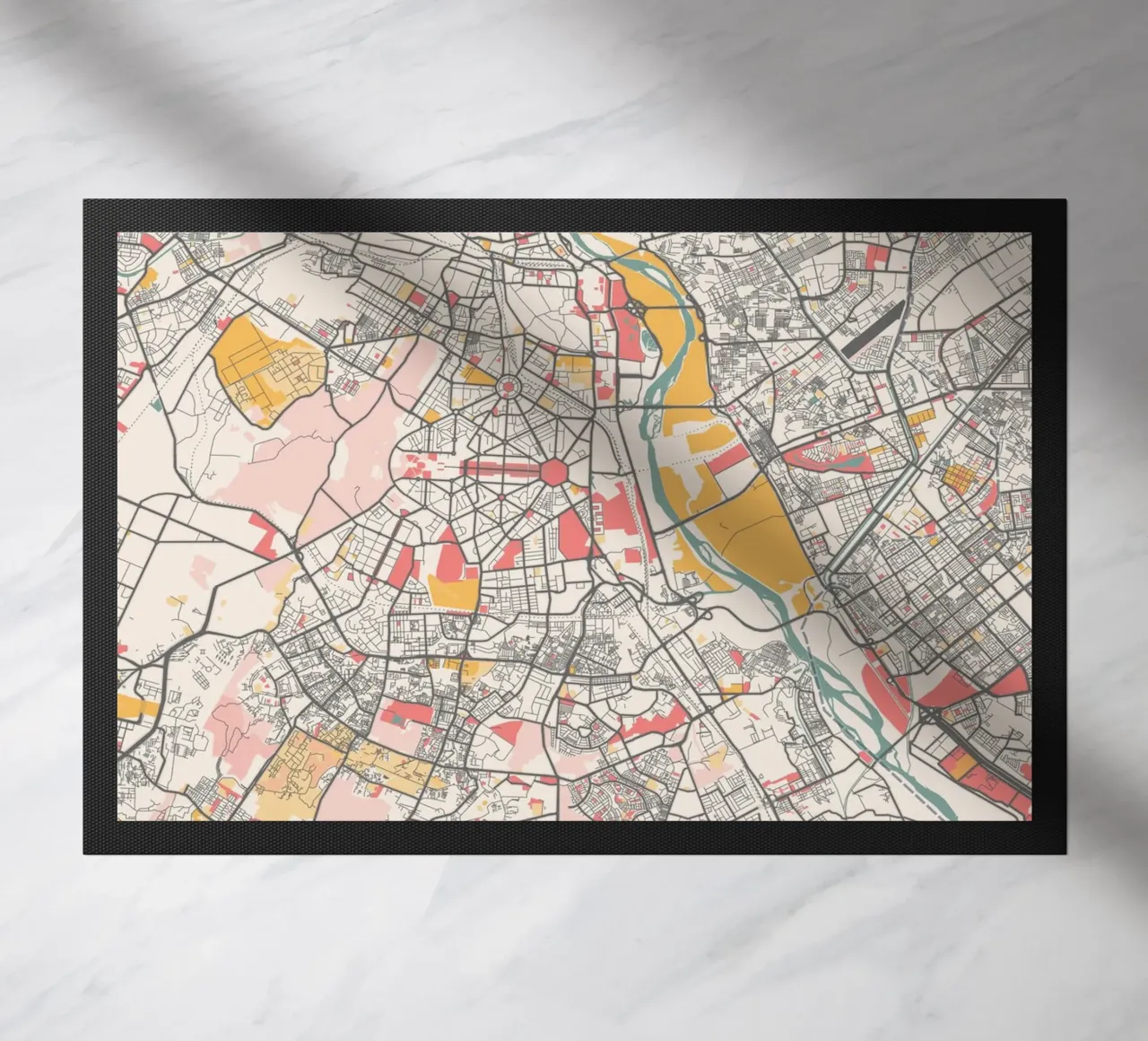 NEW DELHI doormat by Travelstudio